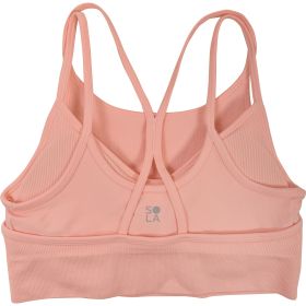 Sola Women's Rib Seamless Lively Double Layer Bra