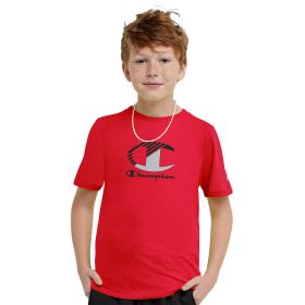Champion Boys' Mesh Shorts Sleeve Tee with Graphic