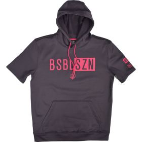 Baseball Lifestyle BSBL-SZN Dark Gray Short Sleeve Hoodie