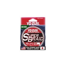 Yozuri SuperBraid 15 lb Dark Green 150 Yard Braided Fishing Line