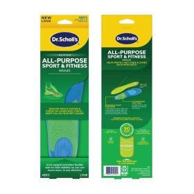 Dr Scholls Men's Sport & Fitness All-Purpose Insoles