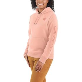 Carhartt Women's Relaxed Fit Midweight Logo Sleeve Graphic Sweatshirt