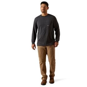 Ariat Men's Rebar Workman Brickyard Long Sleeve Shirt