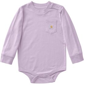 Carhartt Girl's Infant Long Sleeve Pocket Bodysuit