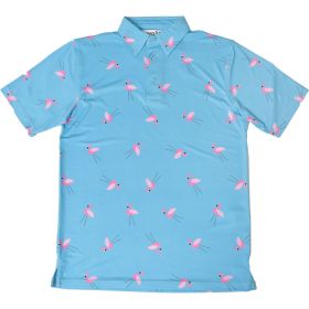 Aeroline Boy's Short Sleeve Print Polo