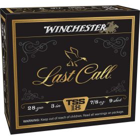 Winchester 28 Gauge 3" Last Call TSS Waterfowl Shotshells, 7/8 oz, #9 Shot