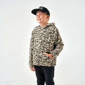 Burlebo Boys' Classic Deer Camo Fleece Hoodie