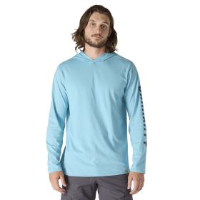 Carhartt Men's Force Relaxed Fit Midweight Long-Sleeve Logo Graphic Hooded T-Shirt