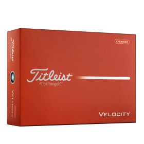 Titleist 2026 Velocity Orange Golf Balls 12-Pack