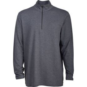 Bison Ridge Men's Tall Evergreen 2Tone Heather 1/4 Zip