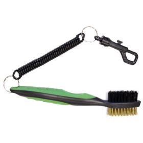Player Supreme B2+ Dual Bristle Golf Club And Shoe Cleaning Brush