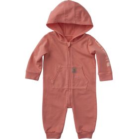 Carhartt Infant Girls' Long Sleeve Re-Engineered Garment Dye Hooded Coverall