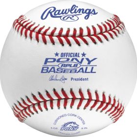 Rawlings Pony League Tournament Grade Cushioned Cork Center Baseballs 1 Dozen