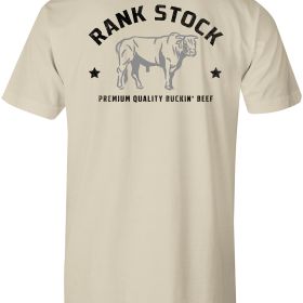 Hooey Men's 3X Rank Stock Beef Short Sleeve T-Shirt