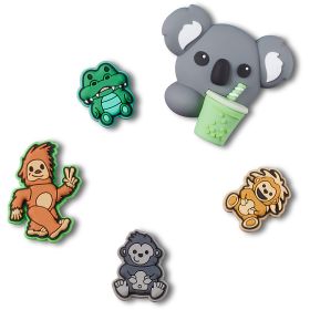 Jibbitz Cute Baby Safari 5 Pack Charms