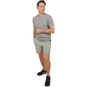 Bison Ridge Men's Acid Washed Cotton Sequoia Crew Neck Short Sleeve T-Shirt