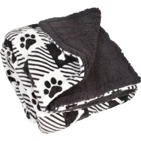 Canyon Creek 50x60 Sherpa Lined Blanket