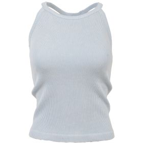 Sola Women's Stone Wash Illume Rib Tank with Strappy Back