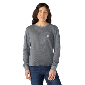 Carhartt Women's Waffle Knit Pocket Long Sleeve T-Shirt