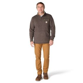 Carhartt Men's Relaxed Fit Sherpa-Lined Fleece Snap Pocket Pullover
