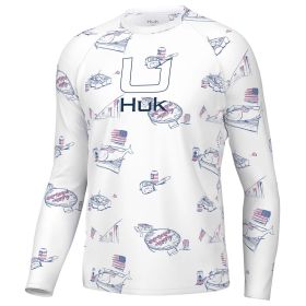 Huk Men's Long Sleeve Pursuit Crew Top