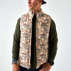 Burlebo Men's Pintail Camo Puffer Vest