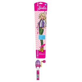 Shakespeare Kids' Barbie Youth 1 Piece Fishing Combo Kit