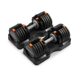 NordicTrack Set of Two 55 lb. Adjustable Dumbbells