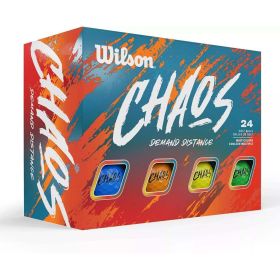 Wilson Chaos 24 Pack Golfballs