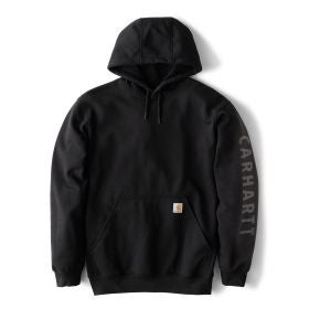 Carhartt Men's Rain Defender Loose Fit Midweight Logo Graphic Hoodie