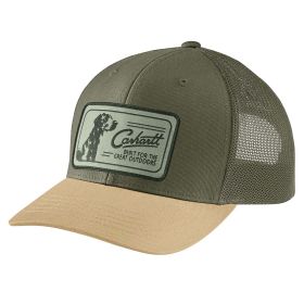 Carhartt Men's Canvas Mesh-Back Dog Patch Cap