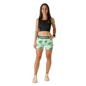 Chickn Legs Women's 3" Compression Shorts Sea Turtles