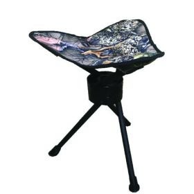 World Famous Camo Swivel Tripod Stool