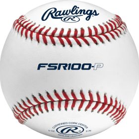 Rawlings FSR100 Flat Seam College Game/Practice Baseballs, Box of 12