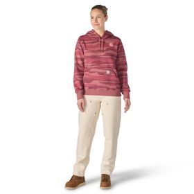 Carhartt Women's Marquette Camo Logo Sleeve Hooded Sweatshirt