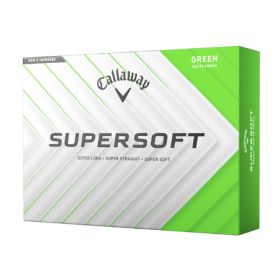 Callaway Golf Supersoft Matte Green Golf Balls