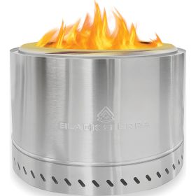 Black Sierra Denali 19" Outdoor Firepit