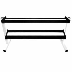 Cap 2-tier, Dumbbell Storage Rack-Black