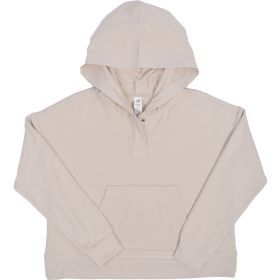 Sola Girls Girls' Marled Pique Snap Fleece Hoodie
