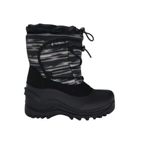 Tamarack Boys' Blizzard Black and Grey Winter Boots