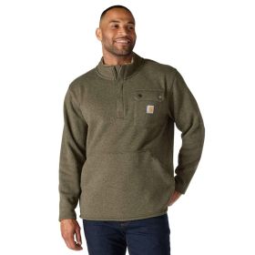 Carhartt Men's Sherpa-Lined Fleece Mock-Neck Pullover
