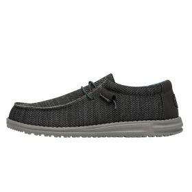 HeyDude Men's Wally Sox Charcoal Shoes