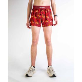 Chicknlegs Men's Tigers 4" Half Split Running Shorts