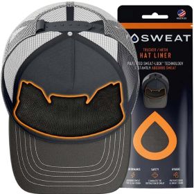 Nosweat PGA Tour Trucker & Mesh Hat Black Sweat Liners - 6 Pack