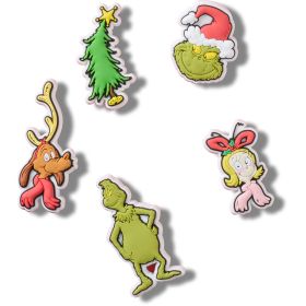 Jibbitz The Grinch 5 Pack Jibbitz