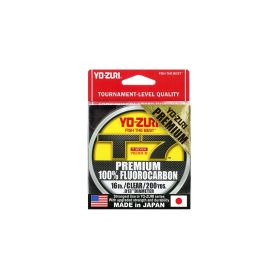 Yozuri T7 Premium 100% Fluorocarbon Fishing Line 8 lb Clear 200 yd