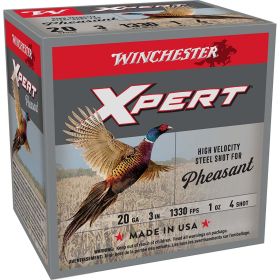 Winchester XPERT Pheasant 20 Gauge 3" High-Velocity Steel Shot Shotshells