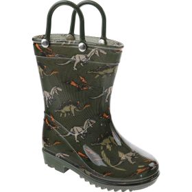 Capelli Sport Boys' Toddler Shiny Dino Rubber Boots