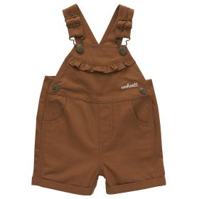 Carhartt Infant Girls' Canvas Ruffle Front Shortall