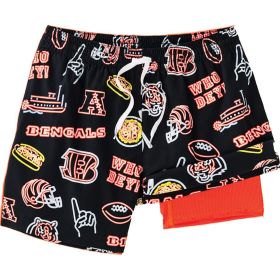 Chubbies Men's Cincinnati Bengals Neon Swim Trunks